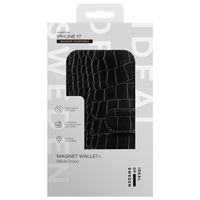 iDeal of Sweden Magnet Wallet+ Bookcase Apple iPhone 17 - Black Croco