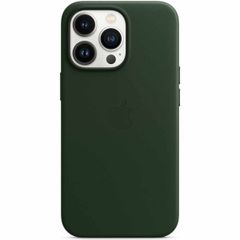 Apple Leather Backcover MagSafe iPhone 13 Pro - Sequoia Green