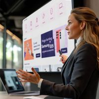 Accezz Presentatie Klikker - Presenter met Laserpointer - Zwart