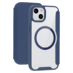imoshion Transparante Bookcase met MagSafe Apple iPhone 14 / 13 - Blauw