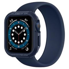 Spigen Rugged Armor™ Case voor de Apple Watch Series 4-6 / SE - 44 mm - Blauw