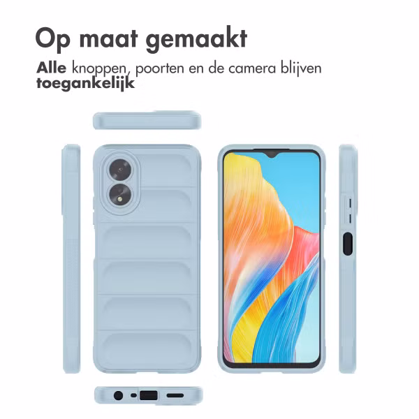 imoshion EasyGrip Backcover Oppo A18 / Oppo A38 - Lichtblauw