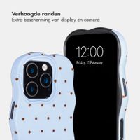 Selencia Vivid Wavy Backcover met MagSafe Apple iPhone 16 Pro - Happy Dots Digital Sky