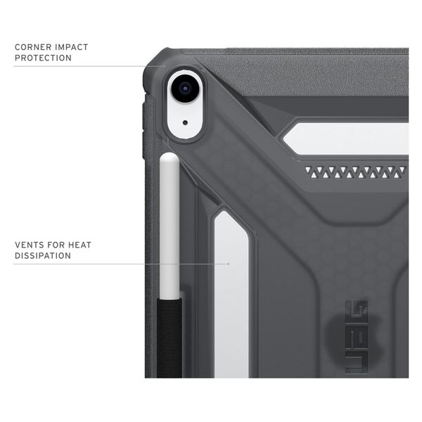 UAG Scout LT backcover Apple iPad 11 (2025) 11 inch A16 / iPad 10 (2022) 10.9 inch - Ash