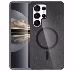 imoshion Sparkle Backcover met MagSafe Samsung Galaxy S24 Ultra - Glitter Zwart