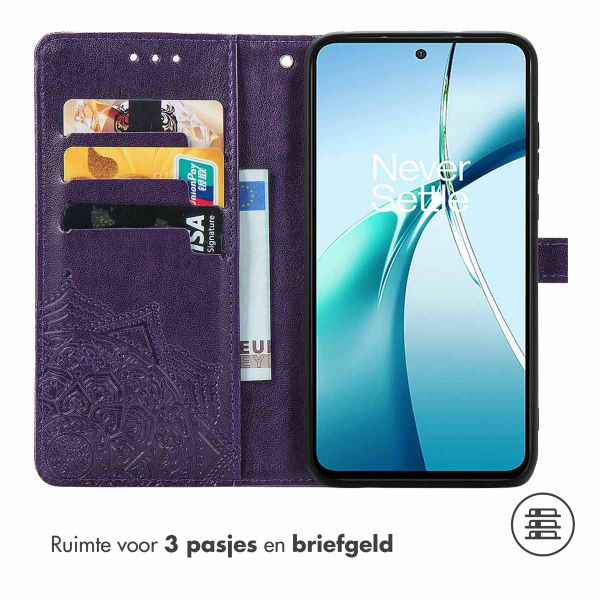 imoshion Mandala Bookcase Samsung Galaxy S25 Edge - Paars