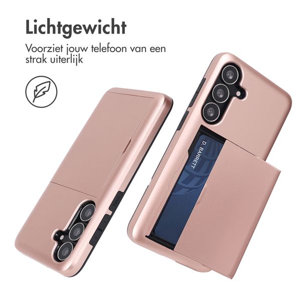 imoshion Backcover met pasjeshouder Samsung Galaxy S25 FE - Rosé Goud