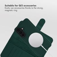 Accezz Edge detachable Bookcase with MagSafe Samsung Galaxy A27 (5G) - Green