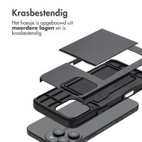 imoshion Backcover met pasjeshouder iPhone 16 Pro Max - Zwart