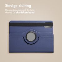 imoshion 360° draaibare Bookcase Lenovo Idea Tab - Donkerblauw