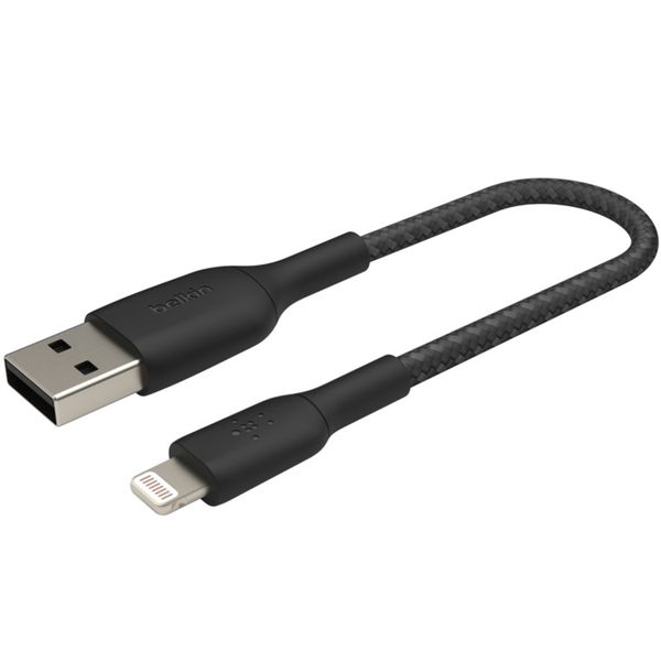 Belkin Boost↑Charge™ Braided Lightning naar USB kabel - 0,15 meter - Zwart