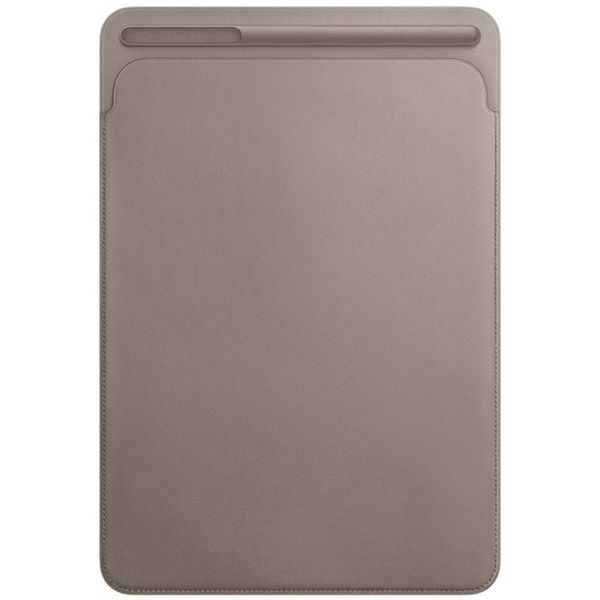 Apple Leather Sleeve iPad 9 (2021) 10.2 inch / 8 (2020) 10.2 inch / 7 (2019) 10.2 inch / Pro 10.5 (2017) / Air 3 (2019) - Taupe