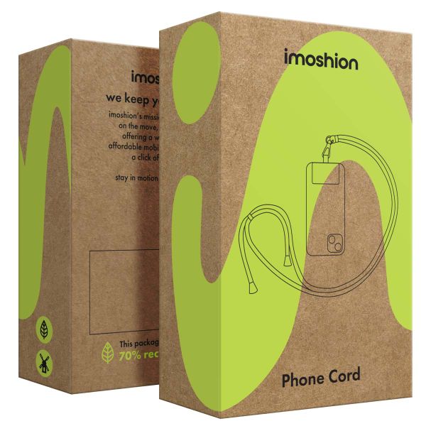 imoshion Universeel polsbandje one size - 10 mm dik - Donkerblauw / Rood