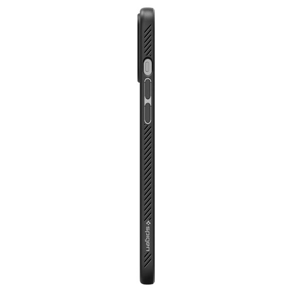 Spigen Liquid Air Backcover iPhone 12 Pro Max - Zwart