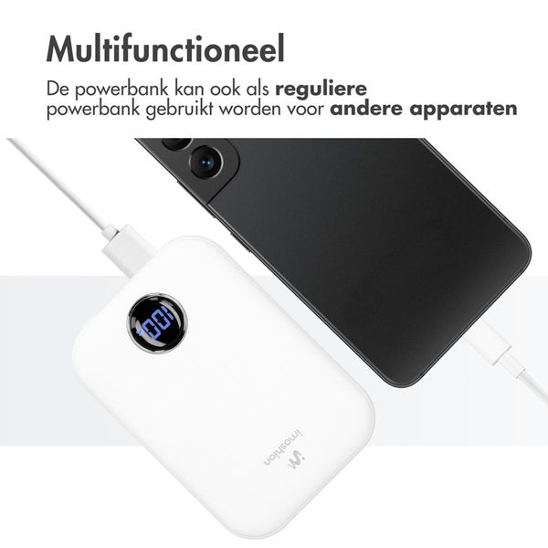 imoshion MagSafe Powerbank 10.000 mAh - Draadloze powerbank - Quick Charge en Power Delivery - Wit