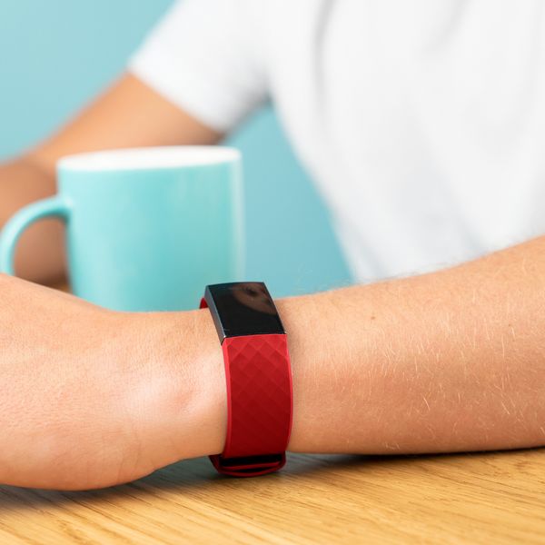 imoshion Siliconen bandje Fitbit Charge 3 / 4 - Rood