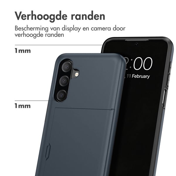imoshion Backcover met pasjeshouder Samsung Galaxy A18 (4G) - Donkerblauw