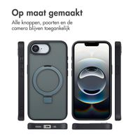Accezz Ring Stand Backcover met MagSafe Apple iPhone 16e - Zwart