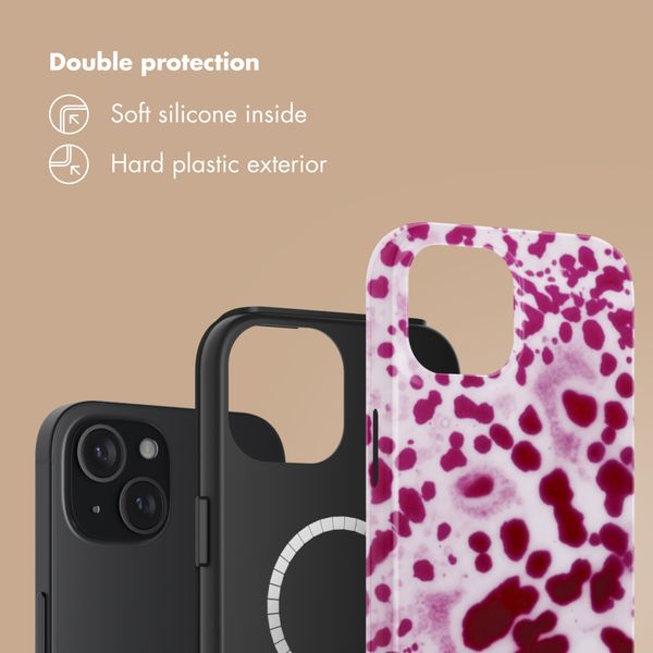 Selencia Vivid Back Cover with MagSafe Apple iPhone 15 - Cosmic Orchid