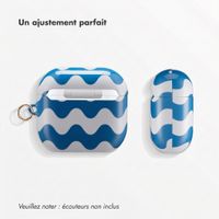 Selencia Vivid Case  Apple Airpods 4 - Wave Vibes Classic Blue