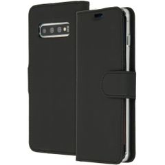 Accezz Wallet Softcase Bookcase Samsung Galaxy S10 - Zwart