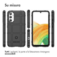 imoshion Rugged Shield Backcover Samsung Galaxy A34 (5G) - Zwart