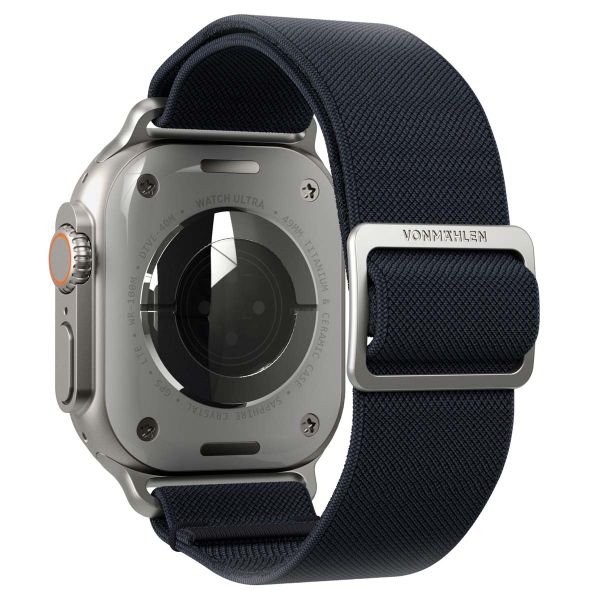 Vonmählen Classic Nylon Loop bandje Apple Watch | 44/45/46/49 mm - Navy