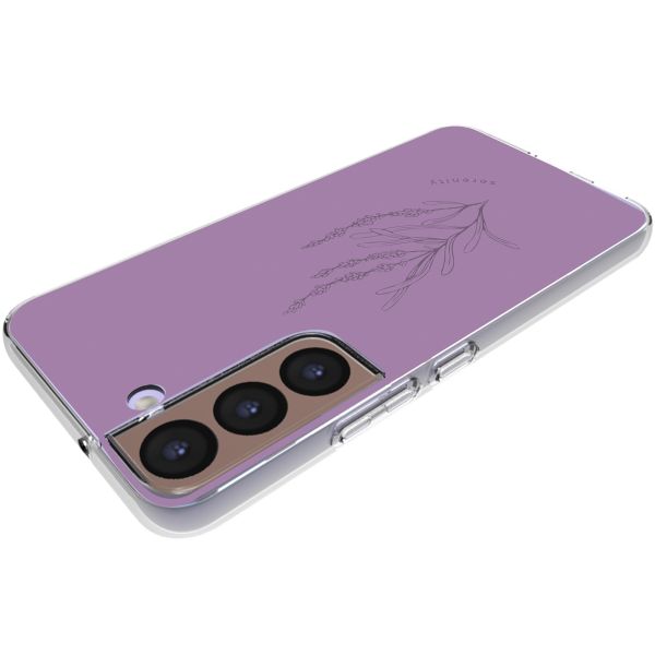 imoshion Design hoesje Samsung Galaxy S22 - Floral Purple