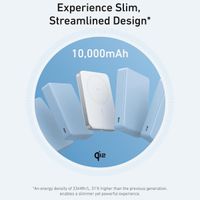 Anker MagGo Slim | Powerbank 10.000 mAh - Geschikt voor MagSafe en Qi2 - Wit