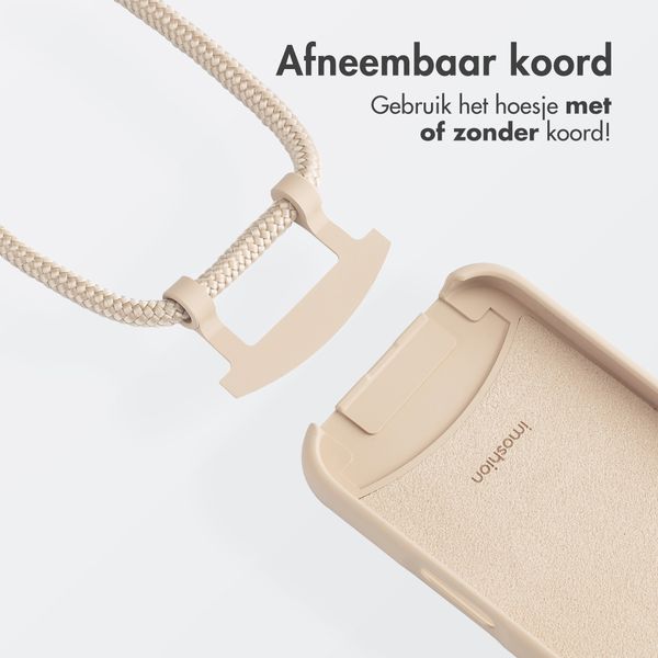 imoshion Color Backcover met afneembaar koord MagSafe iPhone 16 - Nude