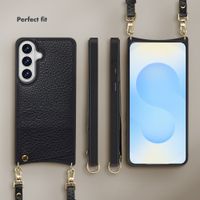 Selencia Nova Phone Case with Cord and Card Holder Samsung Galaxy S26 Plus - Black