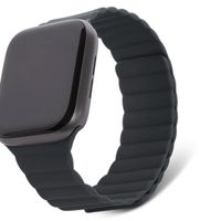 Decoded Silicone Magnetic Traction Strap Lite Apple Watch Series 1-10 / SE / Ultra (2) - 42/44/45/46/49 mm - Charcoal