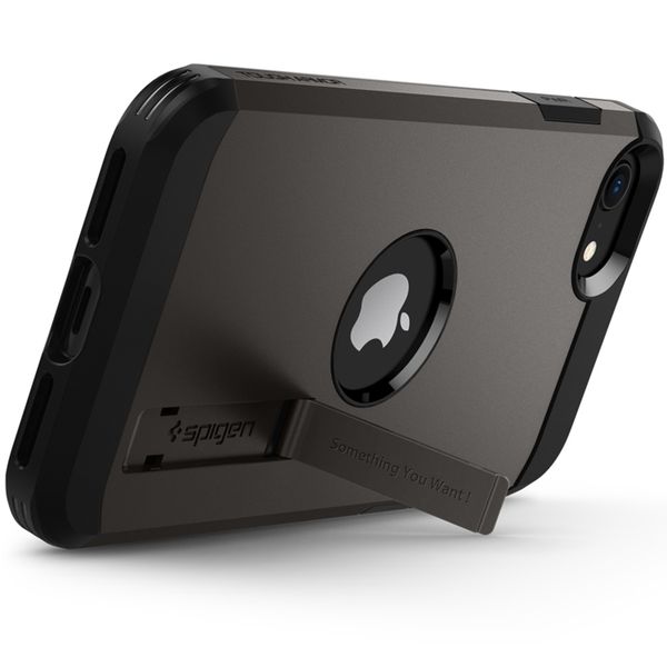 Spigen Tough Armor Backcover Apple iPhone SE (2022 / 2020) - Gunmetal