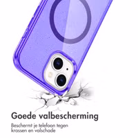 imoshion Sparkle Backcover met MagSafe Apple iPhone 15 - Glitter Paars