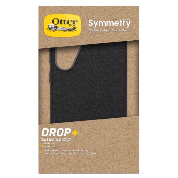 OtterBox Symmetry Cactus leren Backcover Samsung Galaxy S25 Plus - Zwart