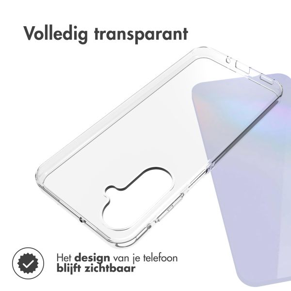 Accezz Clear Backcover Samsung Galaxy A17 - Transparant