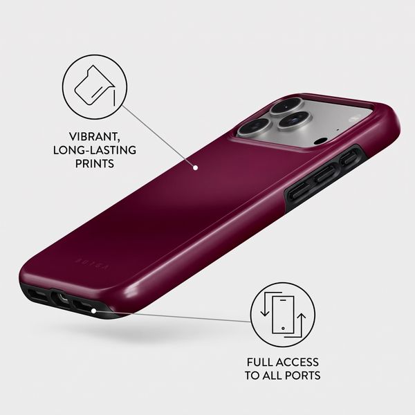Burga Tough Case with MagSafe Apple iPhone 17 Pro Max - Dark Cherry