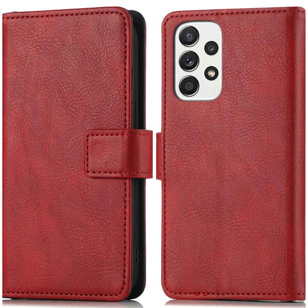 imoshion Luxe Bookcase Samsung Galaxy A33 - Rood