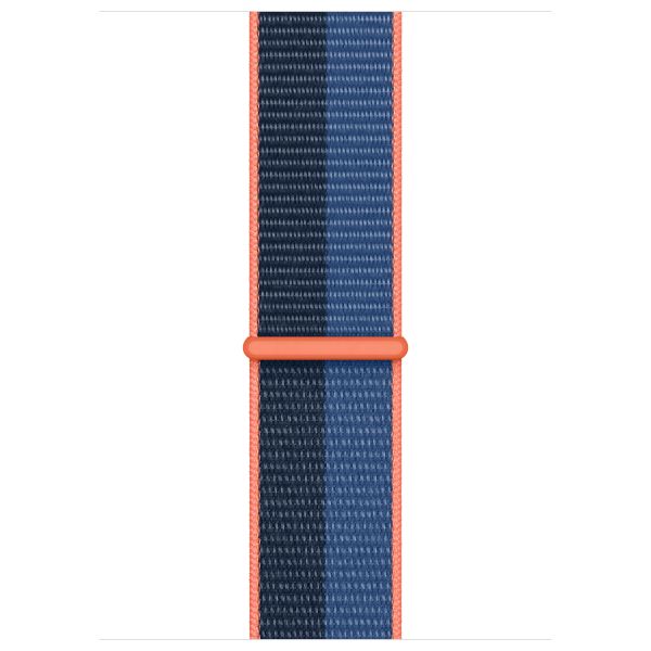 Apple Sport Loop Band Apple Watch Series 1 t/m 10 / SE / Ultra (2) (44/45/46/49 mm) - Blue Jay/Abyss Blue