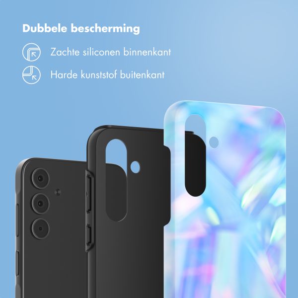 Selencia Vivid Tough Backcover Samsung Galaxy A55 - Holographic Blue Dream
