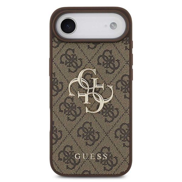 Guess 4G Metal Logo Backcover Apple iPhone Air - Bruin