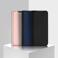 Dux Ducis Slim Softcase Bookcase Huawei P40 Lite E - Zwart