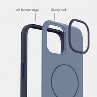 imoshion Colour Back Cover with Thin MagSafe Ring Apple iPhone 15 - Dark Blue
