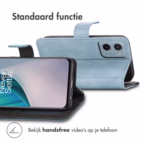 imoshion Luxe Bookcase Motorola Moto G05 / E15 - Lichtblauw