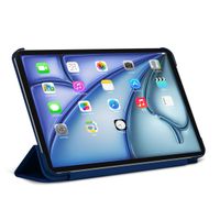 Decoded Textured Sillicon Slim Cover iPad Air 11 inch (2024) M2 / Air 5 (2022) / Air 4 (2020) - Navy Peony