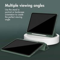 Accezz Smart Silicone Book Case Apple iPad Air 11 inch (2026) M4 / (2025) M3 / (2024) M2 / Air 5 (2022) / Air 4 (2020) - Dark Green