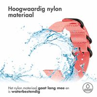 imoshion Rugged Nylon bandje  - Universeel 22 mm aansluiting - Roze