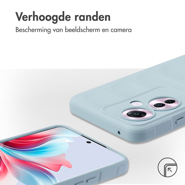 imoshion EasyGrip Backcover Oppo Reno 11 F - Lichtblauw