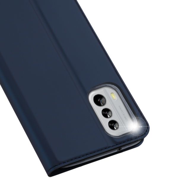 Dux Ducis Slim Softcase Bookcase Nokia G60 - Donkerblauw