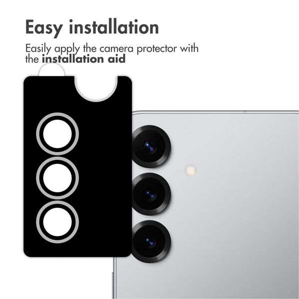 imoshion Camera Protector Glass 2-pack Samsung Galaxy S25 Plus - Silver Shadow